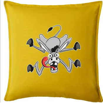 Polštář Splašený kůň - Polštář 50x50 - 50x50 - Pouze potah ( Žlutá )