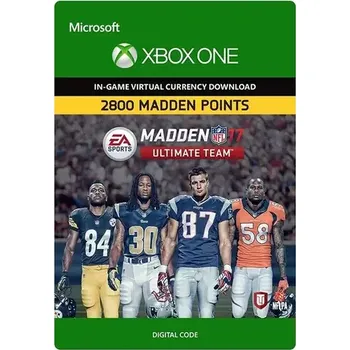 Hra pro Xbox XONE Madden NFL 17: MUT 2800 Madden Points (7F6-00054)