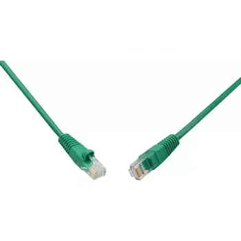 Síťový kabel Solarix UTP CAT6 2m snag proof zelená (C6-114GR-2MB)