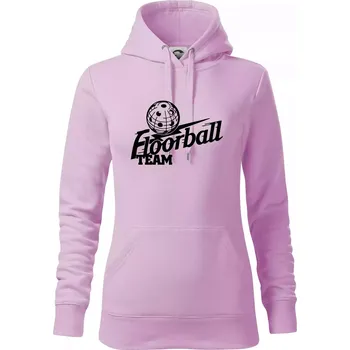 Dámská mikina Florbal team - Mikina dámská Cape s kapucí - S ( Orchid )