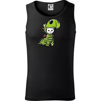 Kočkosaurus Rex - Tílko pánské Core - XL ( Černá )