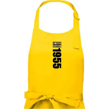 Kuchyňská zástěra Limited edition 1955 pruh - Pánská zástěra na vaření - Univerzální velikost ( Žlutá )