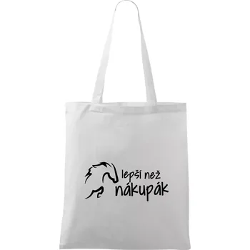 Lepší než nákupák - Taška bavlněná - 42 x 38 cm ( Bílá )