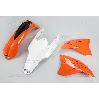 UFO sada plastů KTM EXC '11 (oranžová/bílá)