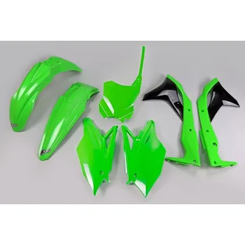 UFO sada plastů KAWASAKI KXF 250 '18-'20 (zelená/černá)