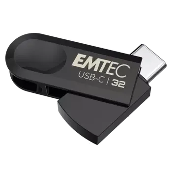 USB flash disk EMTEC C280 USB 3.2 Type-C 32GB černá (ECMMD32GC283)