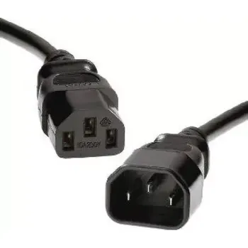 Napájecí kabel PremiumCord prodlužovací kabel napájení 240V, délka 5m IEC C13/C14 (kps5)