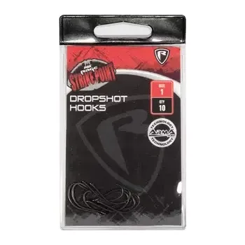 FOX Rage Háček Strike Point Drop Shot Hooks Velikost 6 10ks (NHK059)