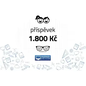 Dárkový potravinový koš Dárkový certifikát Počítače dětem v hodnotě 1.800 Kč/Pomoc rodinám v nouzi/Digitální gramotnost (PCdetem1800)