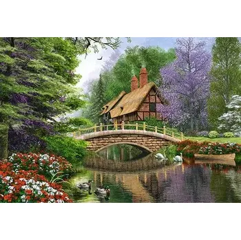 Puzzle Castorland 102365 Domek u řeky (2724)