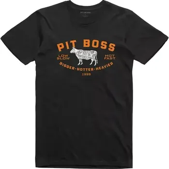 Pánské tričko Pit Boss Pánské triko XL černá (8241)