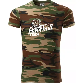 Pánská móda Florbal team - Army CAMOUFLAGE - L ( Hnědý maskáč )