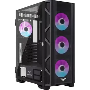PC skříň PREYON Nest Meshy+ ARGB černá (PRENMP04B)