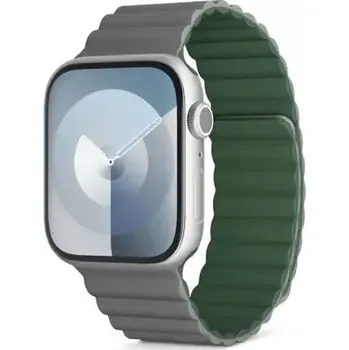 Řemínek na hodinky Epico Magnetický pásek pro Apple Watch 42/44/45mm šedo-zelená (63418101900002)