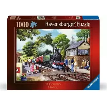 Puzzle Ravensburger Vlaková zastávka na venkově (120011798)
