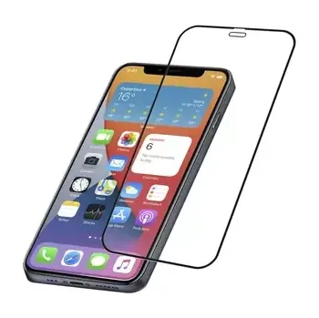 Cellularline Capsule Ochranné tvrzené sklo pro celý displej pro Apple iPhone 12 mini černá (TEMPGCAPIPH12K)