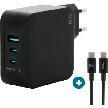 Mobilis Wall Charger 100W černá (001365)