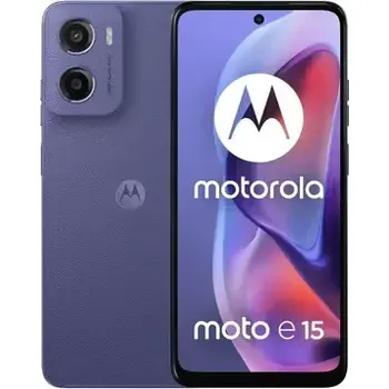 Mobilní telefon Motorola Moto E15 2+64 GB fialová (PB6S0003PL)