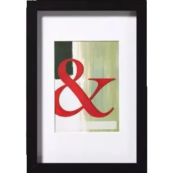 Rám na obraz Walther Stockholm 30x40 Dřevěný foto rám černá (EA040B)