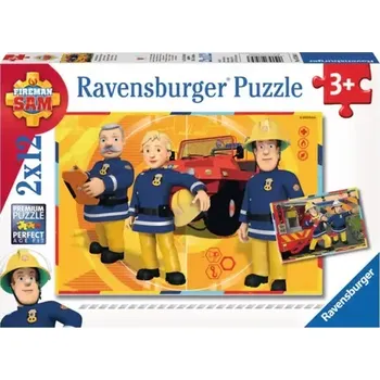 Puzzle Ravensburger Požárník Sam - 2x12 dílků (075843)