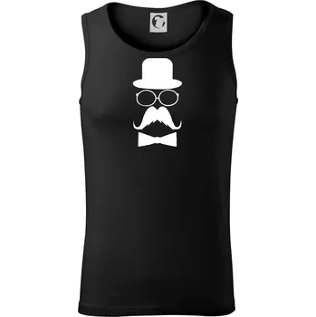 Mustache pán - Tílko pánské Core - M ( Černá )