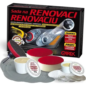 Velká sada na renovaci a leštění světlometů CAREX 04002