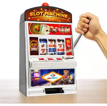 Gadget Mad Monkey Slot Machine XL - Výherní automat s boxem na peníze (2000003)