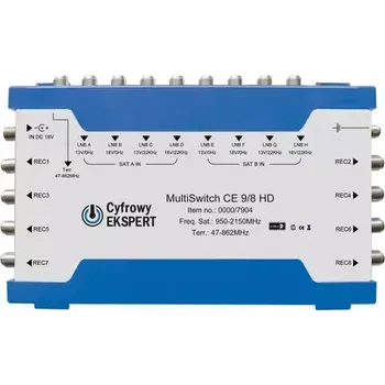 Multiswitch TechniSat Multipřepínač CE 9/8 HD (J09A04)