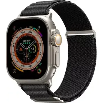 Řemínek na hodinky SKINARMA KOBU řemínek pro Apple Watch Ultra 49 mm Apple Watch 45/44/42 mm černá (8886461243024)