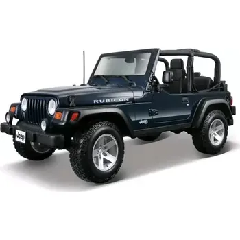autíčko Maisto Jeep Wrangler Rubicon modrá (90159316633)