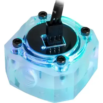 Barrow Průtokoměr vodního chlazení ARGB čirá (SLFV1-RGB)