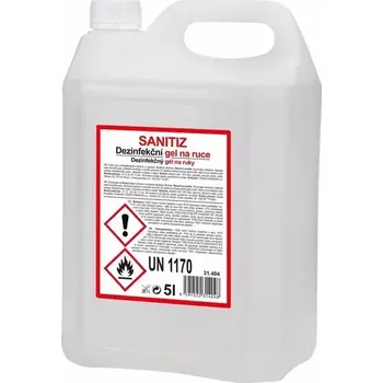 Dezinfekce Sanitiz čisticí gel lihový 5l - hustá konzistence (31.404)