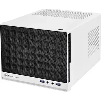 PC skříň SilverStone SG13 černo-bílá (SST-SG13WB)