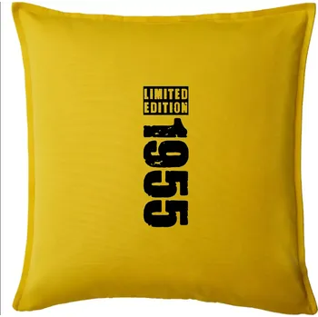Polštář Limited edition 1955 pruh - Polštář 50x50 - 50x50 - Pouze potah ( Žlutá )