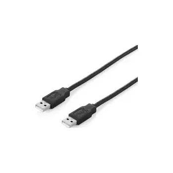 Kabel do PC eQuip USB 2.0 Cable A-A 1,8m M/M, black (128870)
