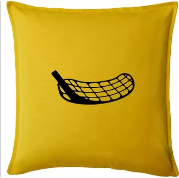 Polštář Florbalová čepel - Polštář 50x50 - 50x50 - Pouze potah ( Žlutá )