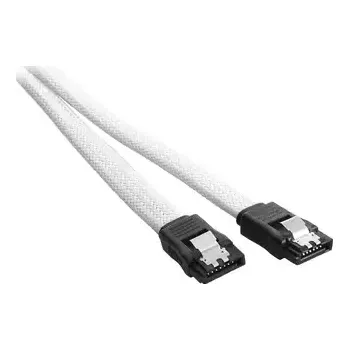 Kabel do PC CableMod ModMesh SATA 3 Kabel 30cm - bílá (CM-CAB-SATA-N30KW-R)