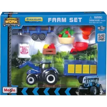 autíčko Maisto Farmářský set - New Holland (90159125648)