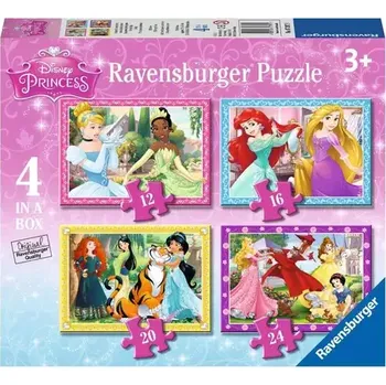 Ravensburger Disney: Kouzelné princezny 4 v 1 (030798)