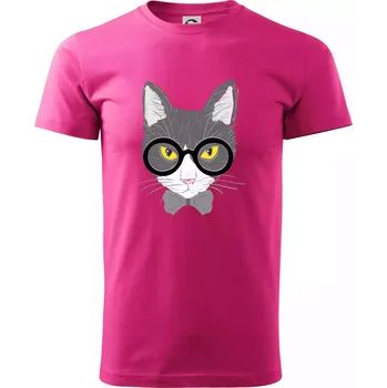 Pánské tričko Hipster Mikeš - Klasické pánské triko vyšší gramáže - M ( Purpurová )