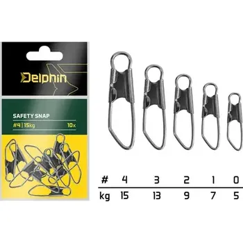 Delphin Karabinka Safety snap Velikost 3 13kg 10ks (101003549)