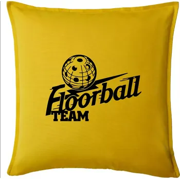 Polštář Florbal team - Polštář 50x50 - 50x50 - Pouze potah ( Žlutá )