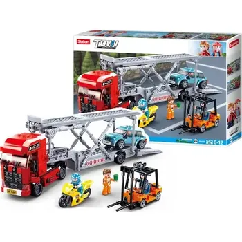 Stavebnice Sluban Sluban Town M38-B0880 Nákklaďák na převoz aut (M38-B0880)