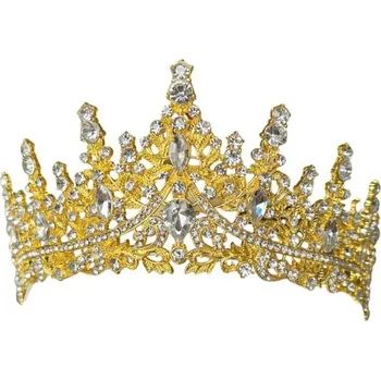 Party dekorace Dortisimo Nejedlá dekorace kovová Koruna zlatá