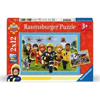 Puzzle Ravensburger Požárník Sam v akci - 2x12 dílků (120010319)