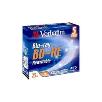 Blu-ray film Verbatim 5ks Blu-Ray BD-RE 25GB 2×