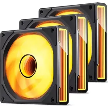 PC ventilátor Jonsbo ZK-120B 3ks černá (ZK-120B 3 IN1)