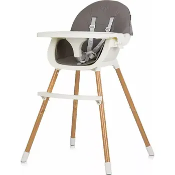 Jídelní židlička CHIPOLINO Jídelní židlička Rio 2v1 Graphite (155285)