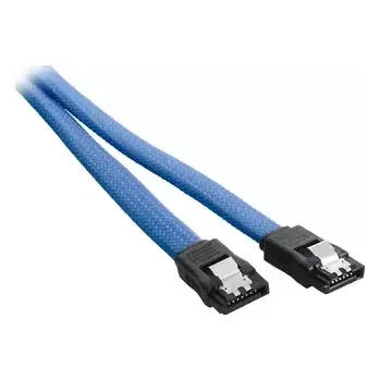 Kabel do PC CableMod ModMesh SATA 3 Kabel 30cm - světle modrá (CM-CAB-SATA-N30KLB-R)