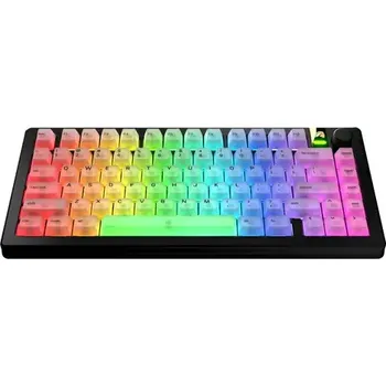 Klávesnice Glorious vyměnitelné klávesy Polychroma V2 RGB (ANSI US) - transparentní (GLO-KB-ACC-KC-PC-POLY-US)